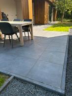 GeoCeramica Flow Black tuintegel 60x60x4, Tuin en Terras, Ophalen, Keramiek, Nieuw, Minder dan 5 m²