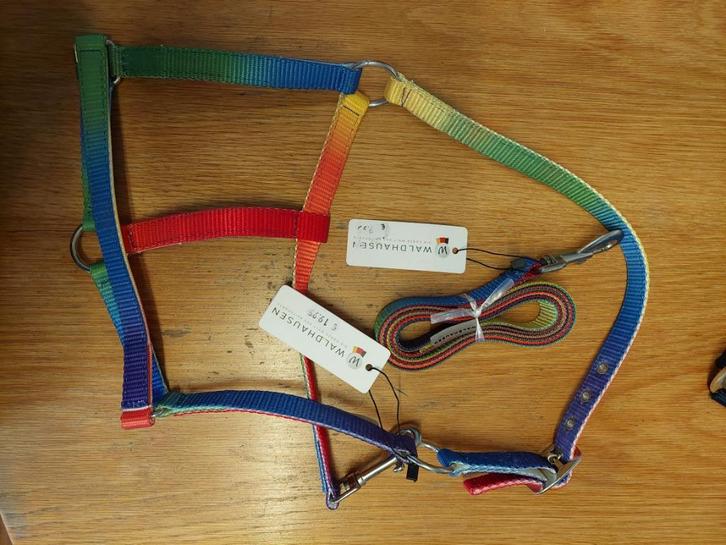 Set halster met touw, pony, Waldhausen., Dieren en Toebehoren, Paarden en Pony's | Hoofdstellen en Tuigage, Nieuw, Overige soorten