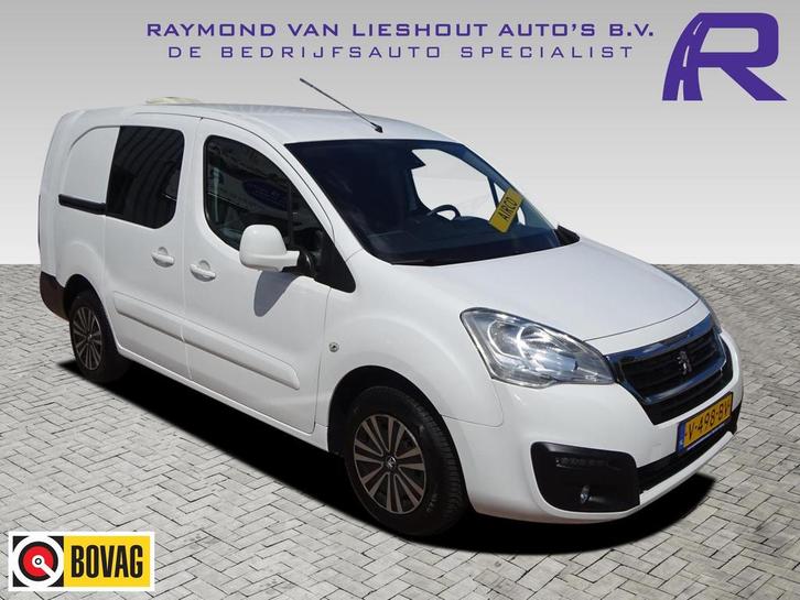 Peugeot Partner 122 1.6 BlueHDi 100 L2 Premium Pack S&S AIRC, Auto's, Bestelauto's, Bedrijf, Te koop, ABS, Airconditioning, Boordcomputer