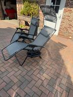 Relax campingstoelen Set - Verstelbaar & Inklapbaar, Ophalen, Zo goed als nieuw