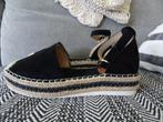 Zwarte espadrilles maat 40, Kleding | Dames, Ophalen of Verzenden, Zo goed als nieuw, Espadrilles of Moccasins