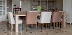 Giessenburg: 4x eetkamer fauteuils capiton Premier String