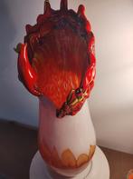 Unieke Murano glazen vaas Pauw - 50cm, Antiek en Kunst, Ophalen of Verzenden