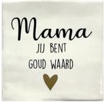 tegeltje met foto uniek persoonlijk kado moederdag, Ophalen of Verzenden, Nieuw