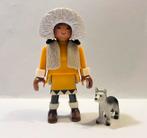 Playmobil 70735, Figures serie 22, eskimo met hond., Ophalen of Verzenden, Gebruikt, Complete set