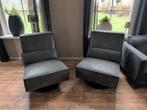 Set draaistoelen, Ophalen, Gebruikt, Twee, Leer