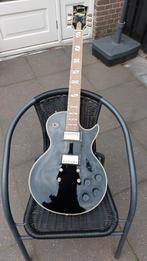Replica Gibson Les Paul Supreme - Zwart/Goud, Muziek en Instrumenten, Snaarinstrumenten | Gitaren | Elektrisch, Ophalen of Verzenden