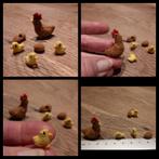 Micro gehaakt setje kip met kuikens en eieren, Verzamelen, Poppenhuizen en Toebehoren, Ophalen, Nieuw, Poppenhuis