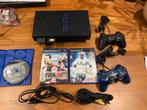 Nette Playstation 2 - 2 controllers, 3 spellen, memorycards, Spelcomputers en Games, Spelcomputers | Sony PlayStation 2, Met games