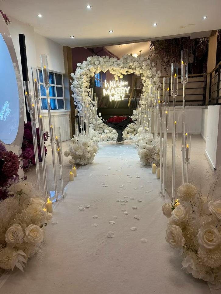 Huwelijks aanzoek / will you marry me?, Hobby en Vrije tijd, Feestartikelen | Verhuur, Ophalen of Verzenden