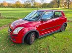 Suzuki swift 4deurs met winterbanden., Auto's, Zwart, 4 cilinders, Swift, Leder