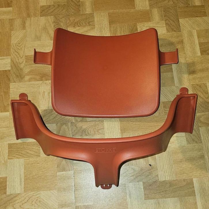 Stokke Tripp Trapp Baby Set (Warm rood), Kinderen en Baby's, Kinderstoelen, Gebruikt, Meegroeistoel, Ophalen of Verzenden