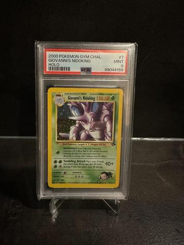 Pokémon Giovanni's Nidoking Holo - PSA 9 beschikbaar voor biedingen