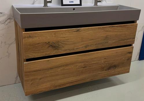 Nieuw badkamermeubel met grijze wasbak 120 cm en 2400 euro, Huis en Inrichting, Badkamer | Badkamermeubels, Nieuw, Wasbak of Wastafel