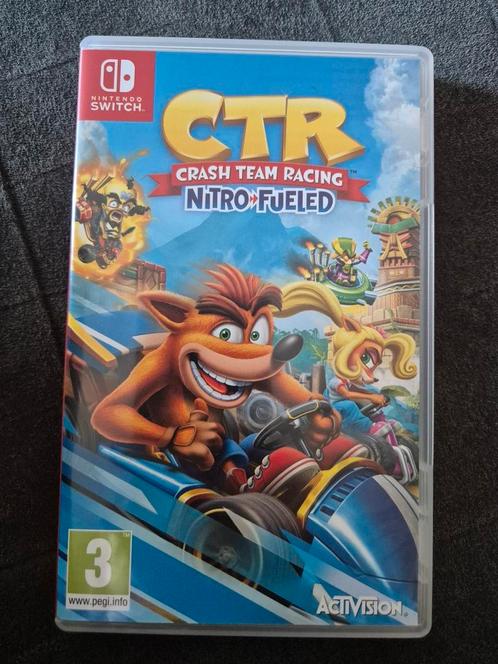 Te Koop: Nintendo Switch spel Crash Team Racing Nitro-Fueled, Spelcomputers en Games, Games | Nintendo Switch, Zo goed als nieuw