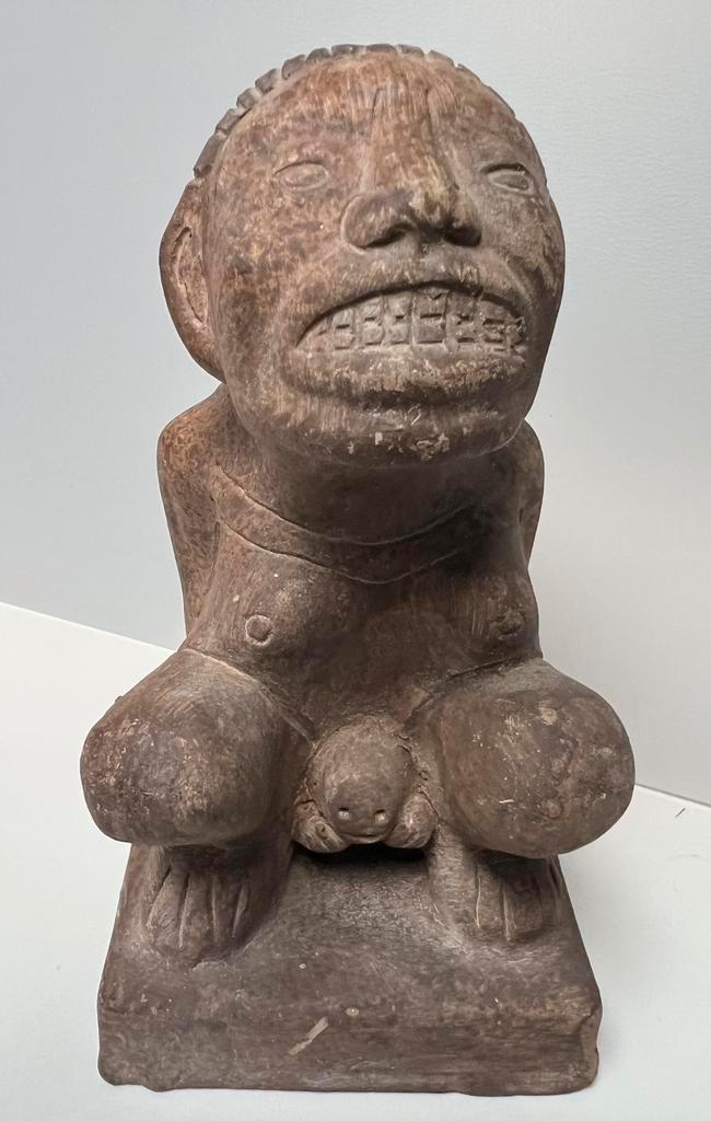 Oud Azteek Mexicaans godin Tlazolteotl vruchtbaarheidsbeeld, Antiek en Kunst, Kunst | Niet-Westerse kunst, Ophalen of Verzenden