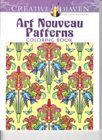 Kleurboek - Art nouveau patterns (nieuw), Ophalen, Nieuw