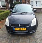 Suzuki Swift 1.3 5DRS 2007 Zwart, Auto's, Voorwielaandrijving, 40 €/maand, 965 kg, 400 kg