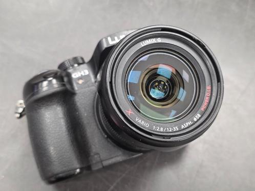 Panasonic LUMIX G X Vario 12-35mm/F2.8 met LUMIX GH3 body, Audio, Tv en Foto, Fotocamera's Digitaal, Gebruikt, Spiegelreflex, Overige Merken