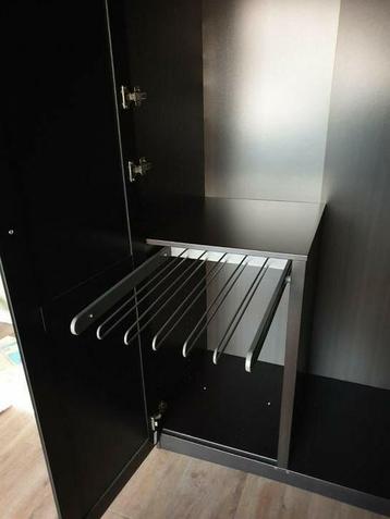 Ikea Pax kledingkast zwartbruin - afbeelding 3