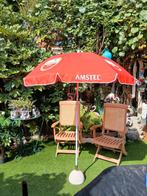 Parasols Amstel, Ophalen of Verzenden, Zo goed als nieuw, 1 tot 2 meter, Stokparasol
