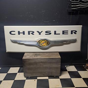 Chrysler dealerschap lichtbak plaat Xxl beschikbaar voor biedingen
