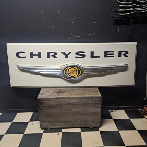 Chrysler dealerschap lichtbak plaat Xxl, Verzamelen, Merken en Reclamevoorwerpen, Zo goed als nieuw, Reclamebord, Ophalen