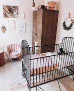 Stevig gietijzeren ledikant zwart, Kinderen en Baby's, Babywiegjes en Ledikanten, Ophalen, Gebruikt, Ledikant
