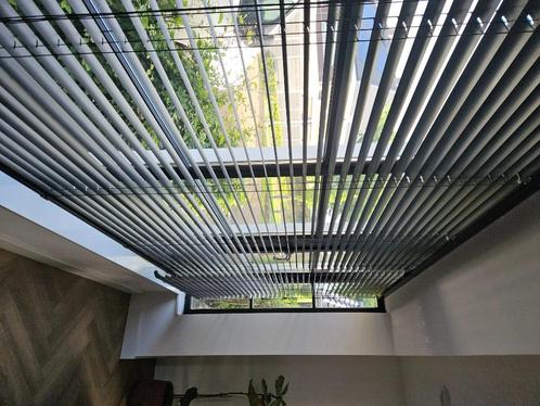 Aluminium jaloezieën 50mm, Huis en Inrichting, Stoffering | Gordijnen en Lamellen, Gebruikt, Zwart, Ophalen