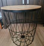 Draadmand/ bijzettafeltje, Ophalen, Rond, Minder dan 55 cm, Minder dan 45 cm