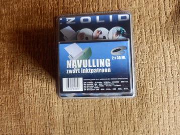 Zolid navulling voor H.P zwarte inktpatronen. beschikbaar voor biedingen