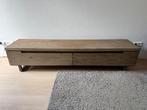 TV Meubel, massief hout, Gebruikt, 150 tot 200 cm, Eikenhout, Ophalen of Verzenden