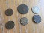 6 verschillende munten Nederland, Postzegels en Munten, Munten | Nederland, Ophalen, Koning Willem II, Overige waardes, Losse munt