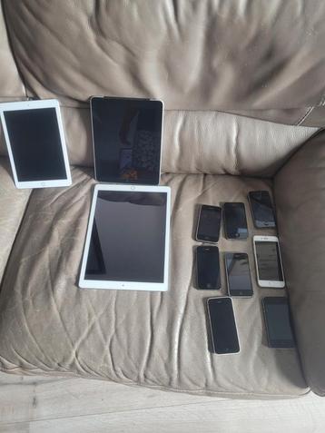 7 laptops 8 mobieltjes 3 ipads beschikbaar voor biedingen
