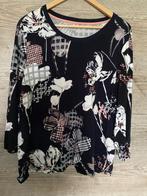 GERRY WEBER MERK FLORAL PRINT TOP, MAAT; L/XL, Maat 42/44 (L), Ophalen of Verzenden, Lange mouw, Zo goed als nieuw