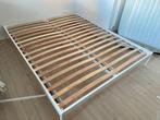 IKEA Bed Frame + Mattress 160x200, Huis en Inrichting, Ophalen, Wit, Tweepersoons, Zo goed als nieuw