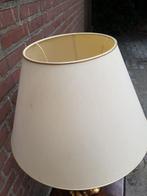 -	Tafellamp met creme lamp en gouden bloem, Ophalen of Verzenden, 'T Olde Gre-j, Info@toldegrej.nl, Endepoelstraat 20f Didam