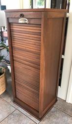 Eiken rolluikkastje met 9 lade’s in zeer nette staat !, Huis en Inrichting, Ophalen, Gebruikt, 100 tot 150 cm, 50 tot 100 cm