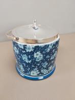 Bisquit pot in wit/blauw porselein, Ophalen of Verzenden, Nieuw