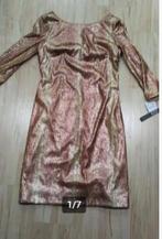 jurk met pailletten maat 40, Kleding | Dames, Jurken, Maat 38/40 (M), Beige, Nieuw, Ophalen of Verzenden