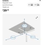 Ikea Norberg klaptafel (nieuw uit doos), Nieuw, Ophalen of Verzenden