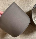 Bruine lampenkappen, Huis en Inrichting, Lampen | Lampenkappen, Ophalen of Verzenden, Zo goed als nieuw, Rond, Minder dan 25 cm