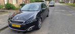 Peugeot 308 1.2 Puretech 130pk S&S 2014 Zwart, Auto's, Voorwielaandrijving, 1199 cc, 1165 kg, Zwart