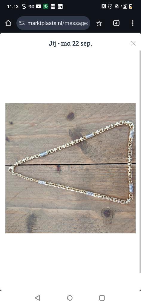 Inkoop goud, Sieraden, Tassen en Uiterlijk, Kettingen, Zo goed als nieuw, Goud, Goud, Ophalen of Verzenden