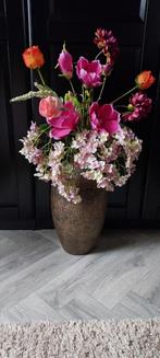 Prachtige Kunstbloemen Bos - Roze & Oranje, Huis en Inrichting, Woonaccessoires | Kunstplanten en Kunstbloemen, Ophalen of Verzenden