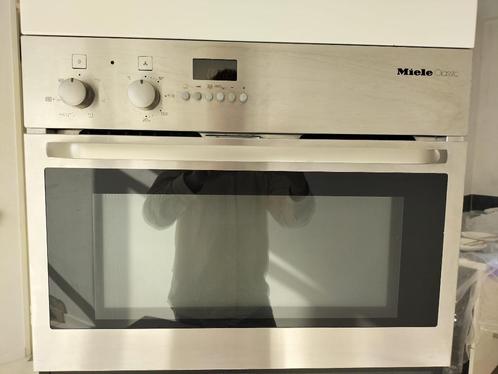 Miele combi magnetron-oven, Witgoed en Apparatuur, Magnetrons, Gebruikt, Inbouw, Combimagnetron, 45 tot 60 cm, Grill, Hete lucht