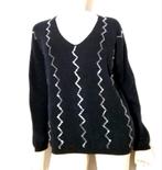 MADELEINE Trui , Maat 40 - 42 , WOL , CASHMERE, Verzenden, Zo goed als nieuw, Maat 42/44 (L), Zwart