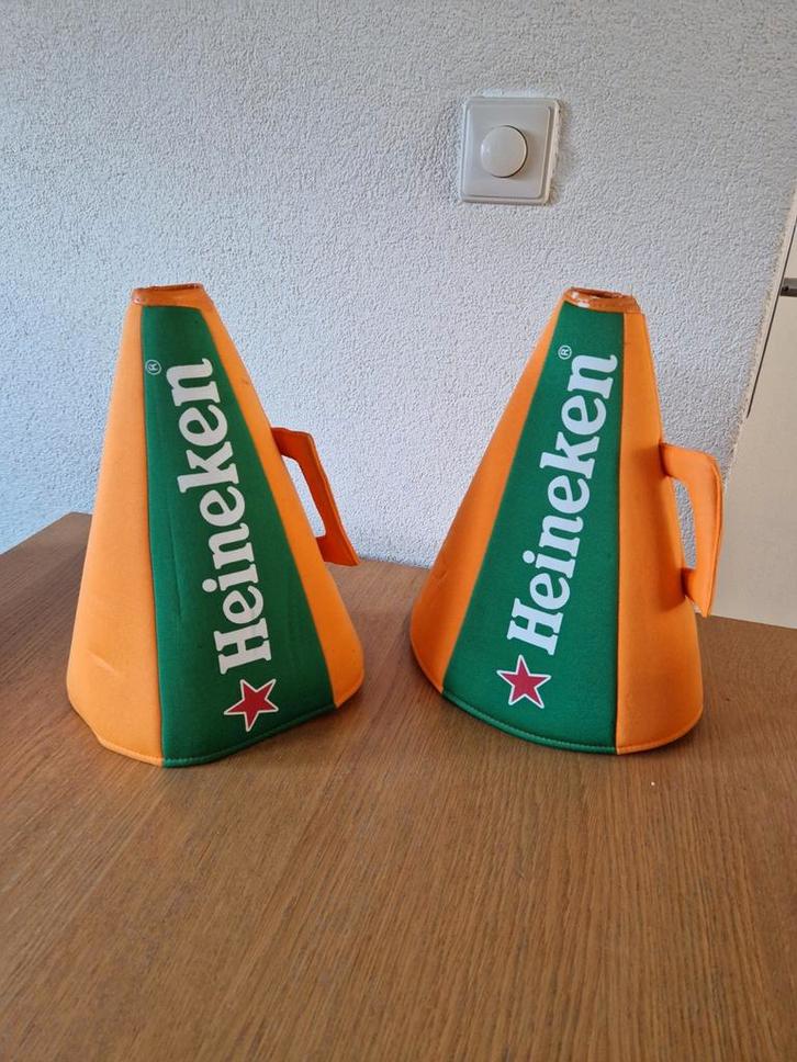 Heineken toeters  hoeden, Verzamelen, Biermerken, Heineken, Ophalen