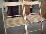 Klapstoel  houtTerje Ikea (2X) - zgan, Ophalen, Twee, Bruin, Zo goed als nieuw