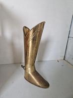 Vintage franse paraplubak in laarsvorm messing, Gebruikt, Onbekend, Ophalen of Verzenden, Onbekend